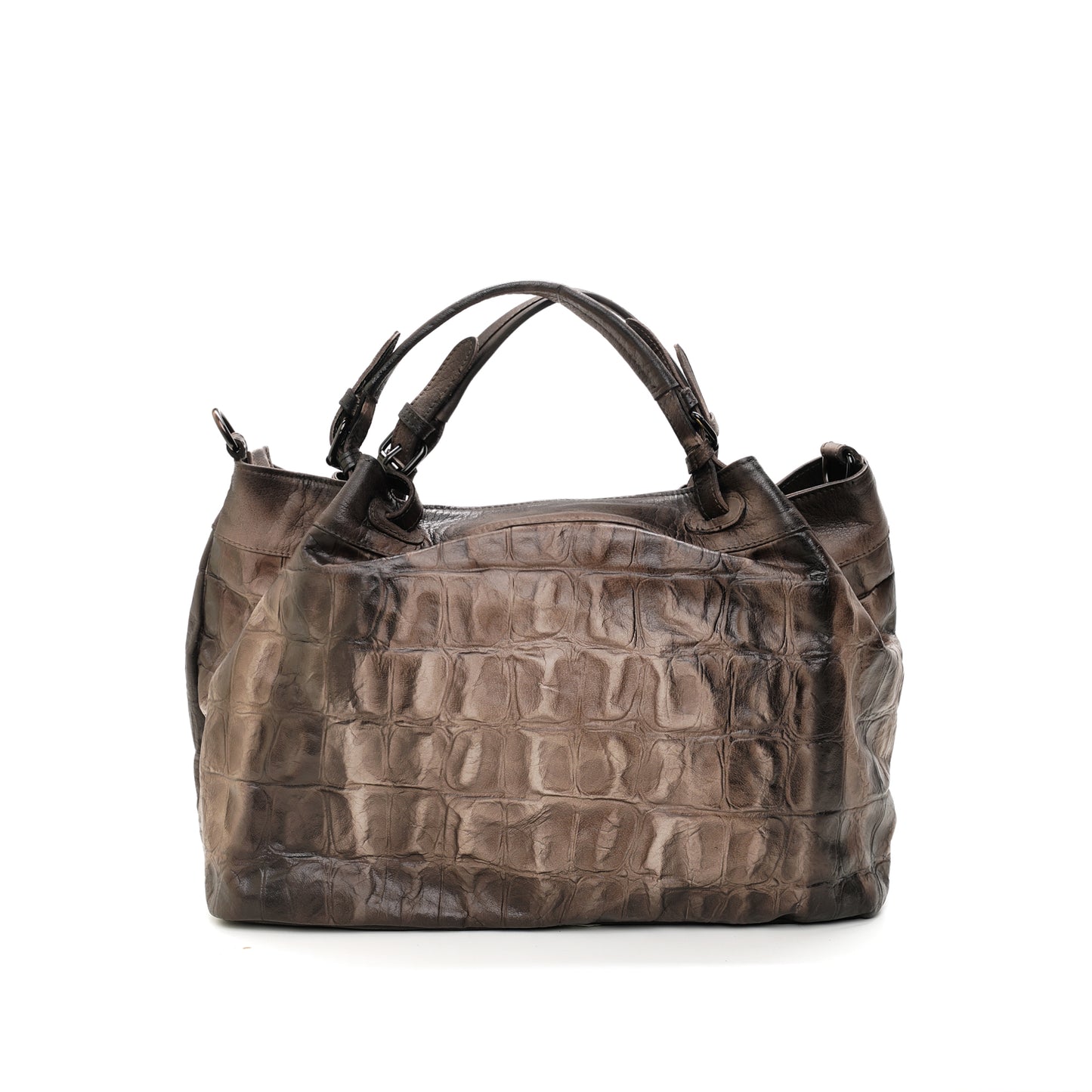 HANDCRAFTED LEATHER BAG TOTE MADE IN ITALY AURORA SPECIAL