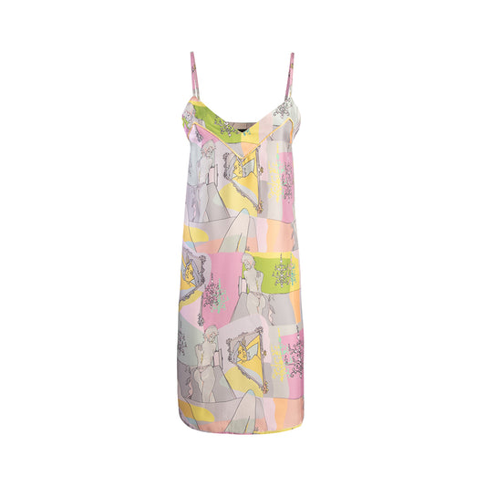 SPECCHIO BRAME SLIP DRESS