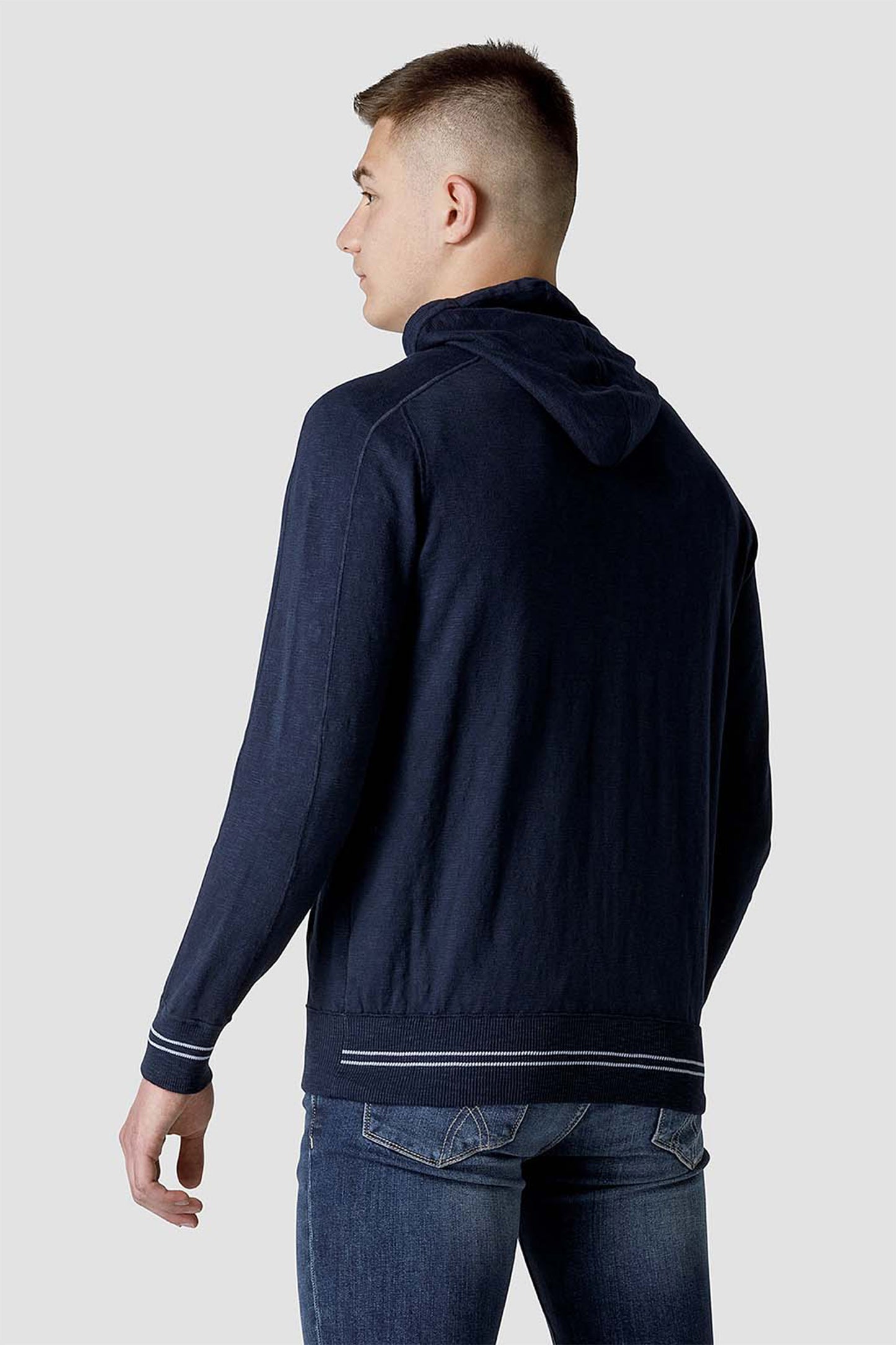 MARINE KNITTED SWEATSHIRT