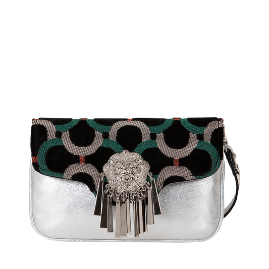 MINI SILVIA SILVER BAG