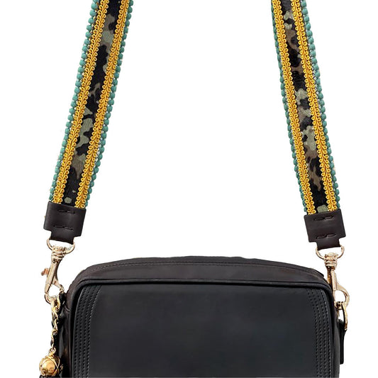 SCH02 POM POM SCHOULDER STRAP